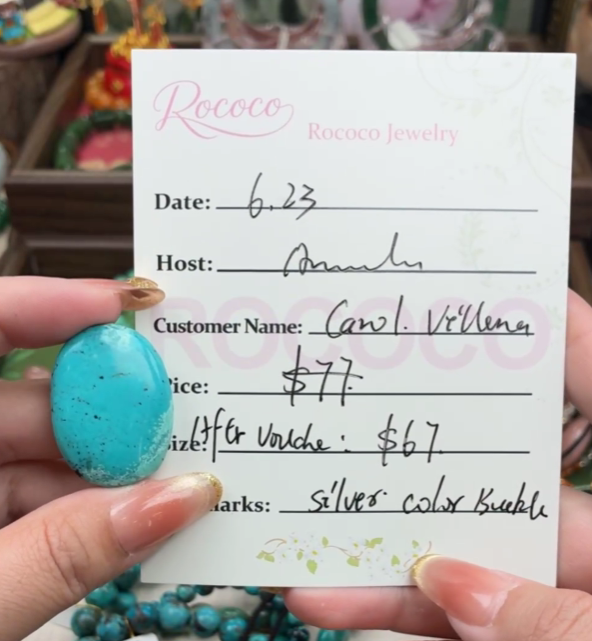 Carol Villena Viado Special Link from Rococo Jewelry