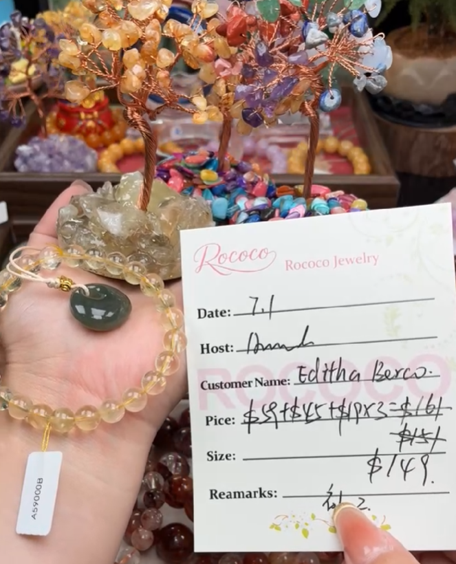 Editha Berco Special Link from Rococo Jewelry