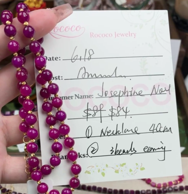Josephine Noel Special Link from Rococo Jewelry