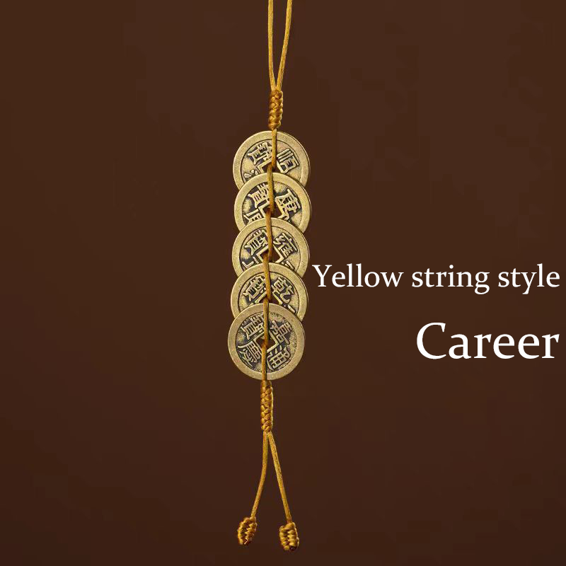 Pendant with five emperors' coins  Five kinds of beautiful wishes My Store