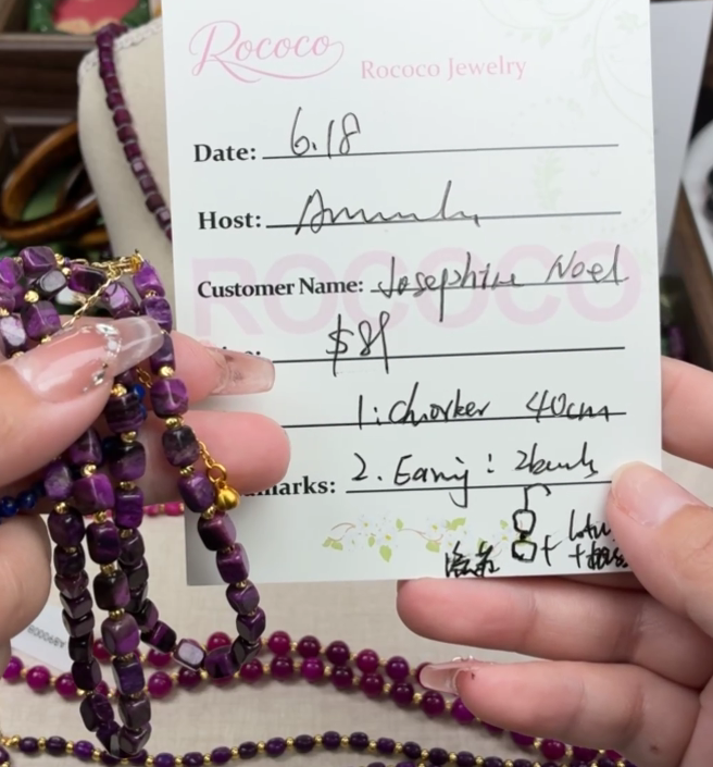 Josephine Noel Special Link from Rococo Jewelry