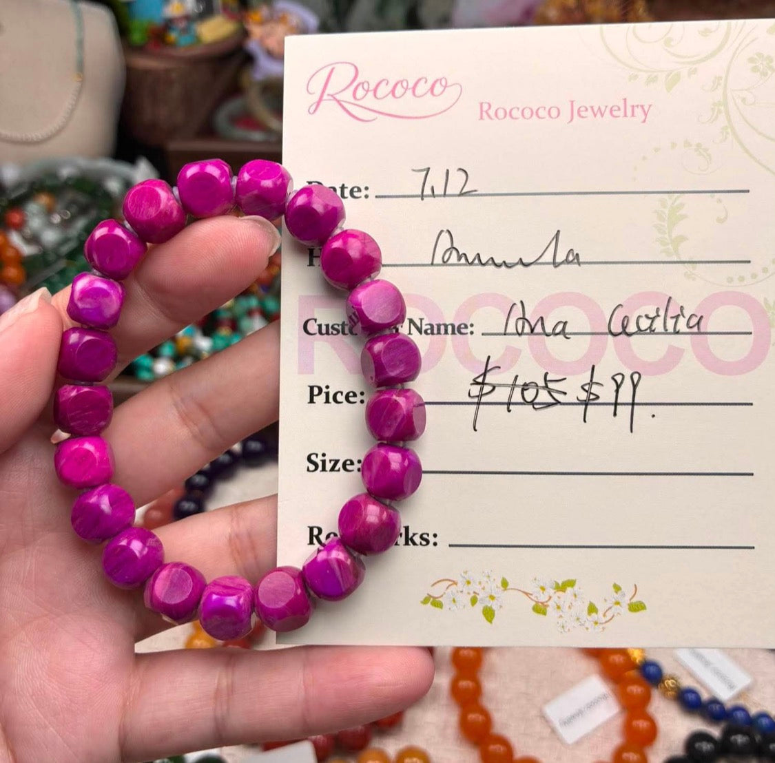 Ana Cecilia Special link from Rococojewelry