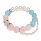 Aqua Blush Human & Pet Match — human bracelet