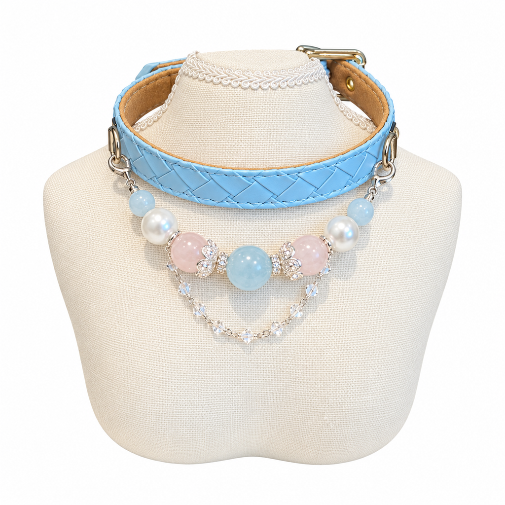 Aqua Blush Human & Pet Match — pet collar