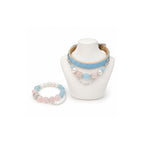 Aqua Blush Human & Pet Match — matching bracelet and pet collar, sold separately