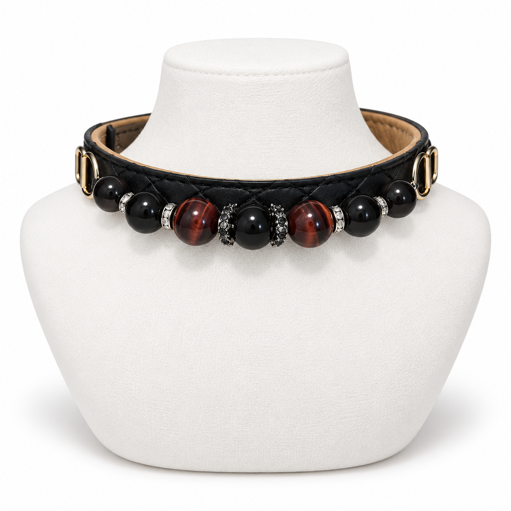 Obsidian Ember Human & Pet Match — pet collar