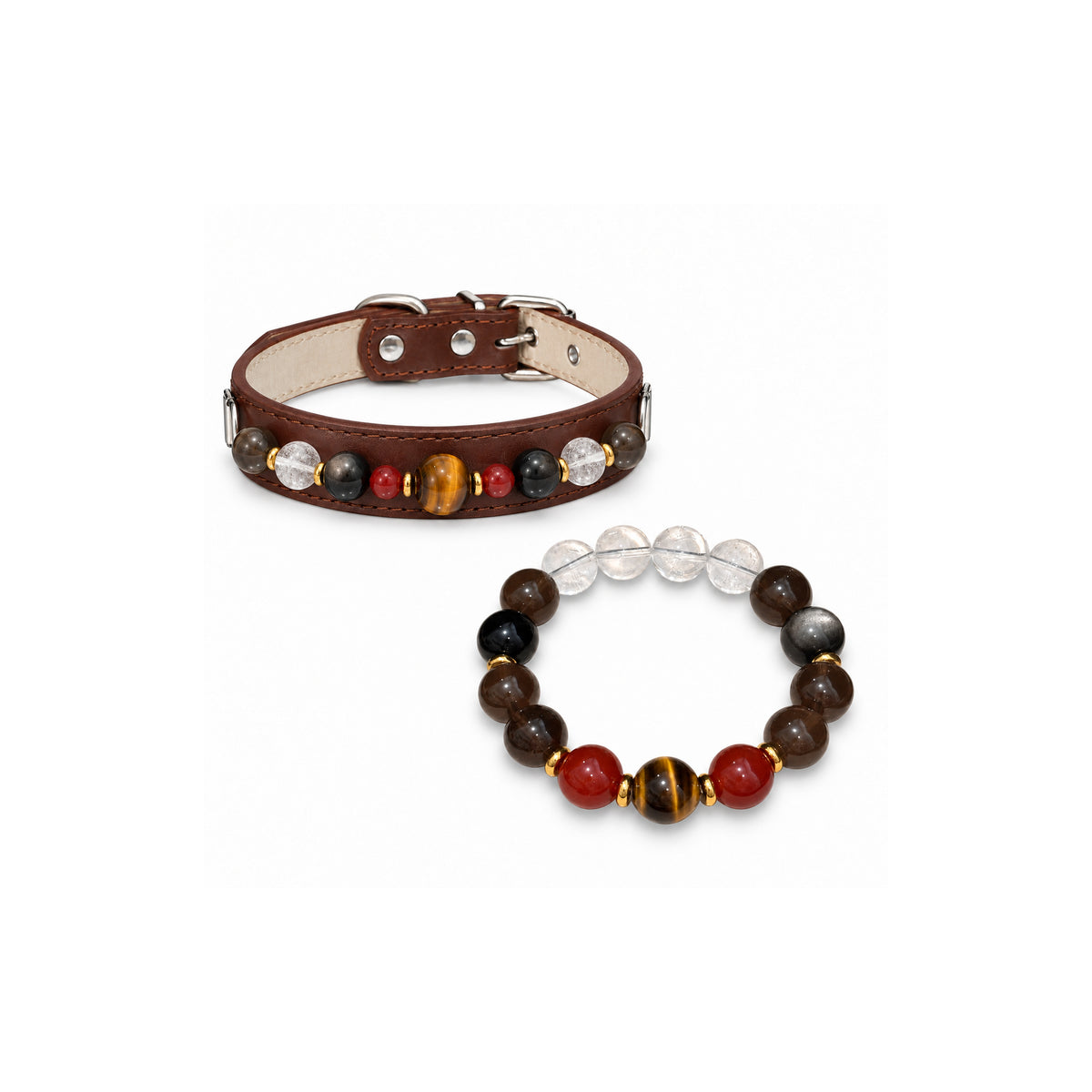 Earth & Ember Human & Pet Match — matching bracelet and pet collar, sold separately