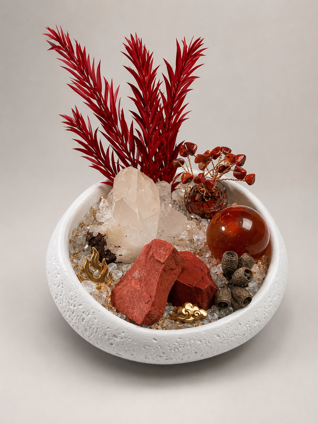 Ember Spirit Crystal Garden — original arrangement view