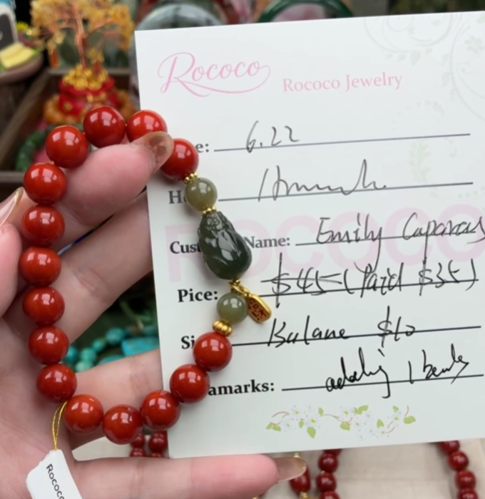 Emily Caparas Special Link from Rococo Jewelry
