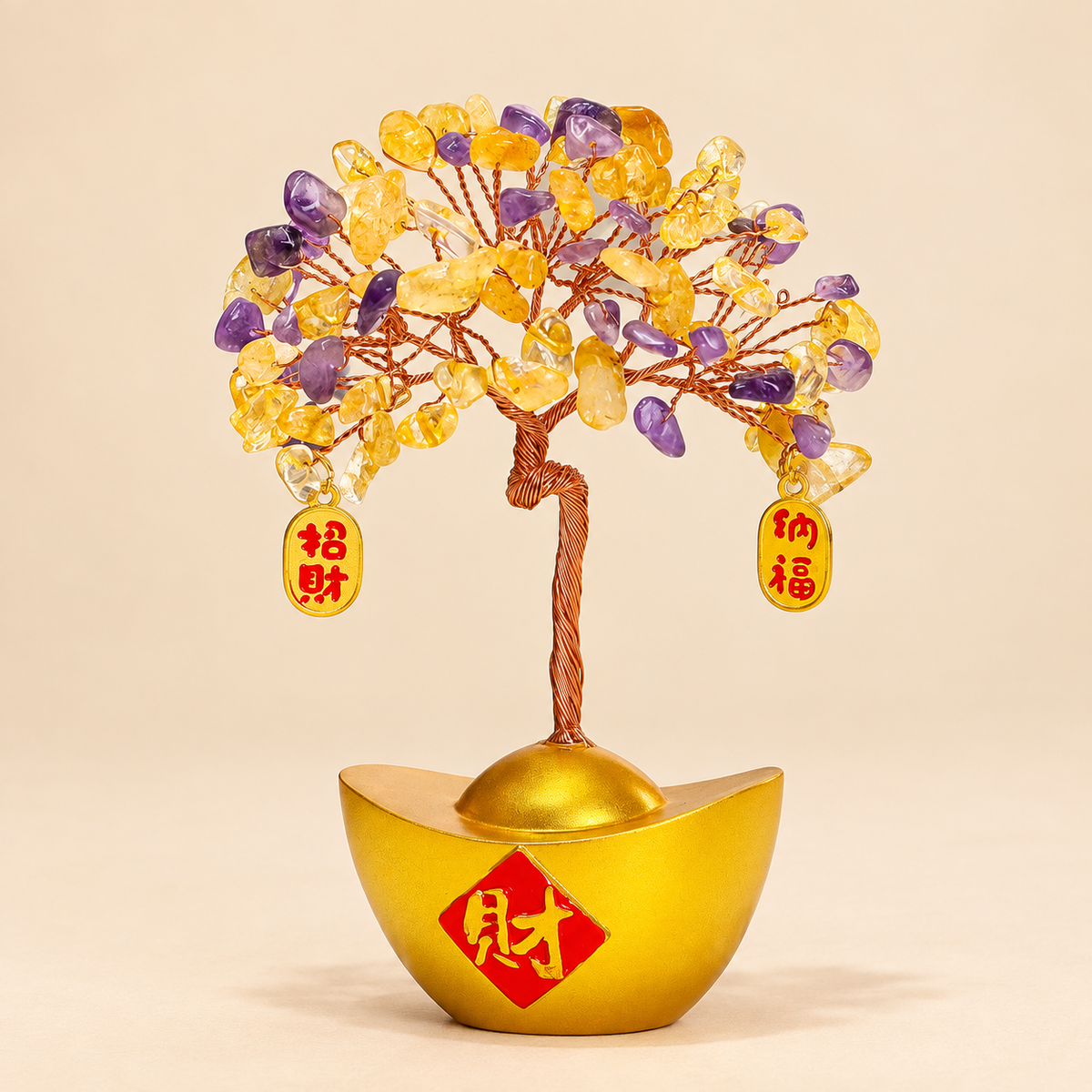 Crystal Fortune Tree — Gold Fortune
