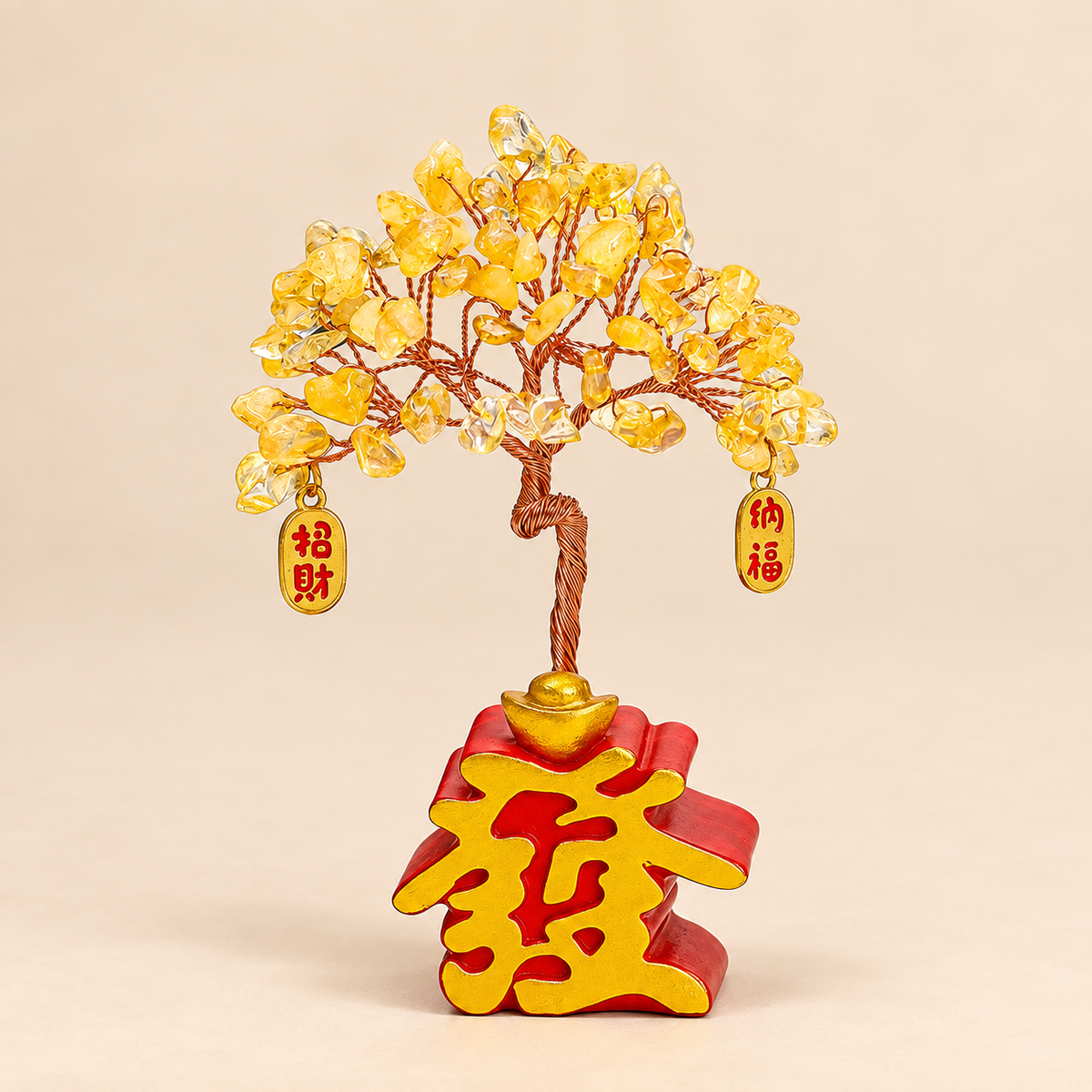 Crystal Fortune Tree — Wealth Blessing