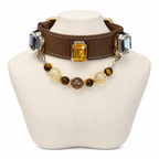 Golden Mocha Human & Pet Match — pet collar