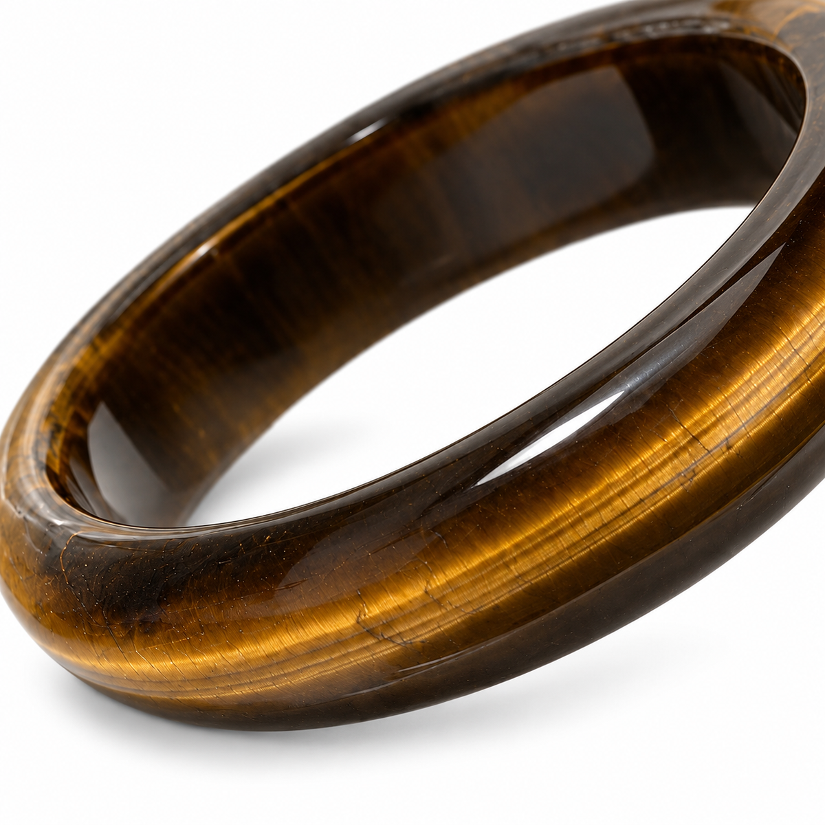 Golden Brown Bangle — surface detail