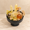 Golden Wishes Crystal Garden — complete decorative arrangement