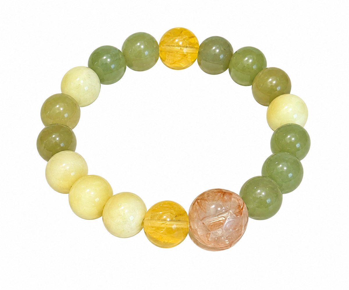 Lemon Meadow Human & Pet Match — human bracelet