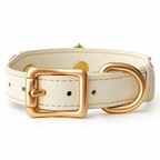 Lemon Reindeer Grove Beaded Pet Collar - product detail