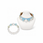 Moonlit Blue Human & Pet Match — matching bracelet and pet collar, sold separately