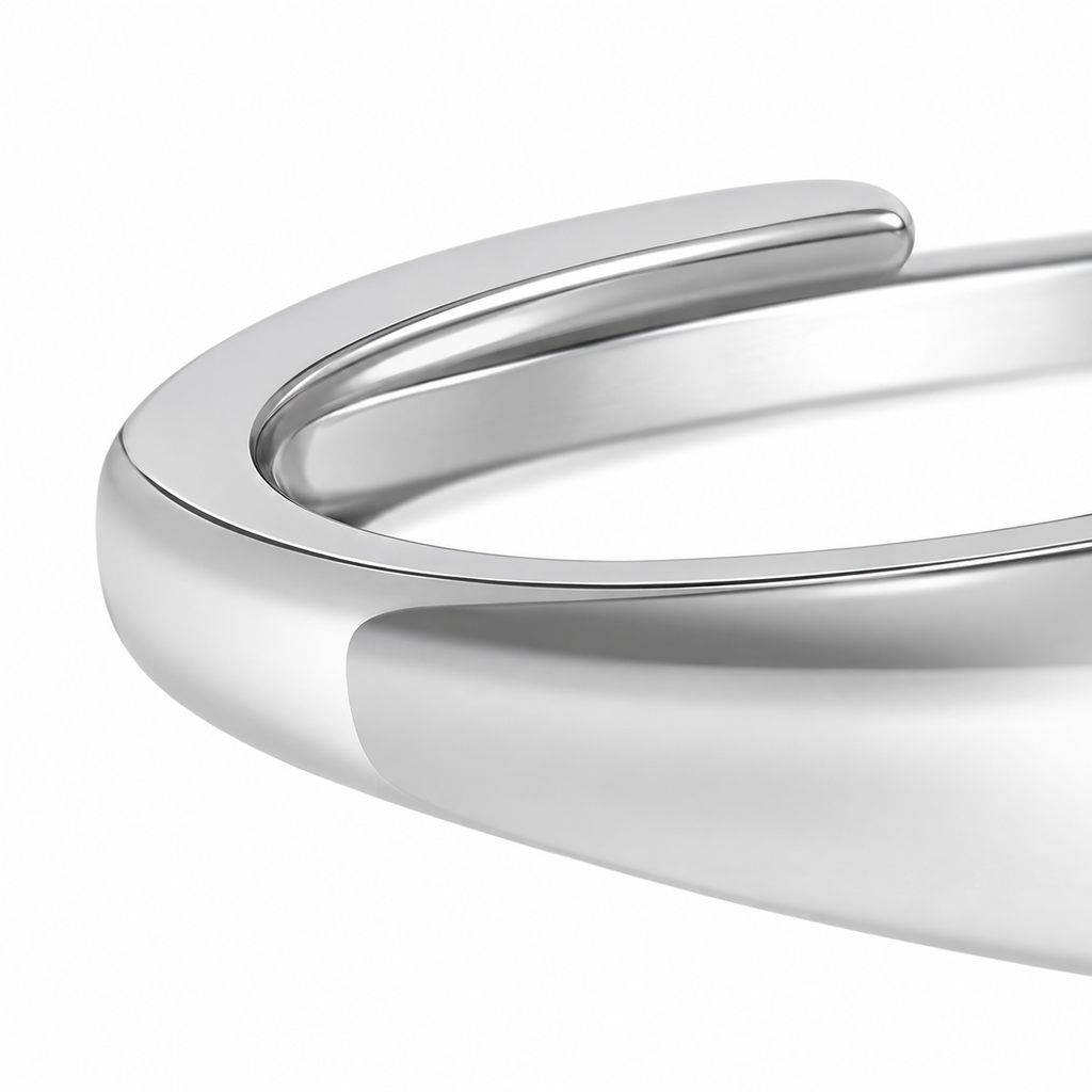 Olive Green Rectangular Adjustable Ring — close-up detail