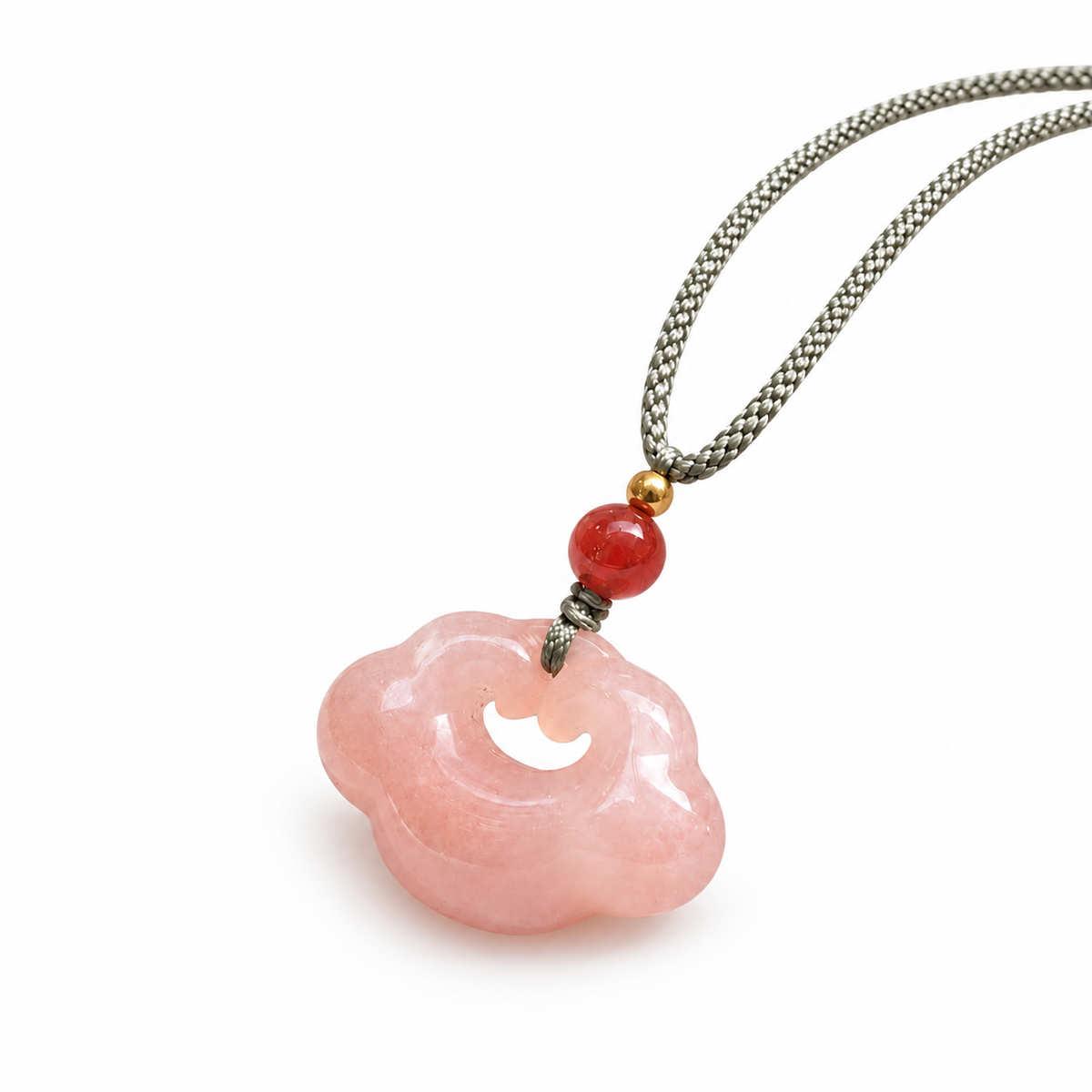 Pink Cloud Pendant Necklace — alternate view