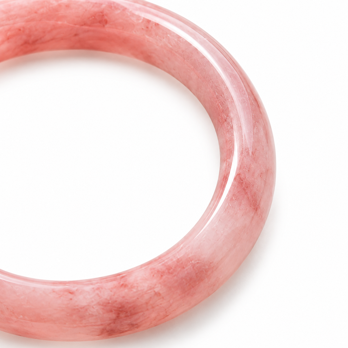 Pink Bangle — edge detail