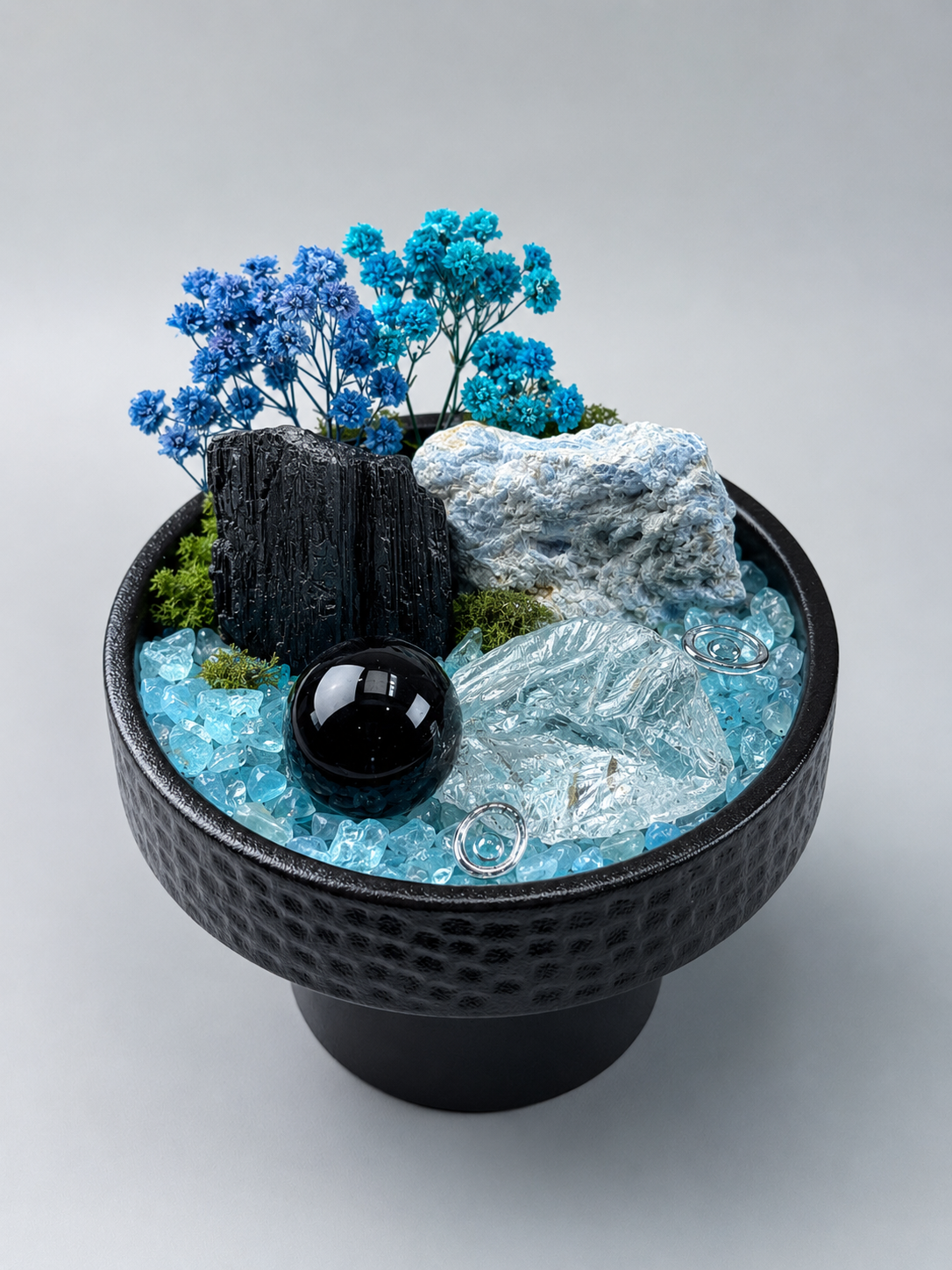 Quiet Harbor Crystal Garden — original arrangement view