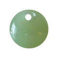 Authentic Hetian Jade Longevity Lock Pendant | Dainty Green Nephrite Amulet