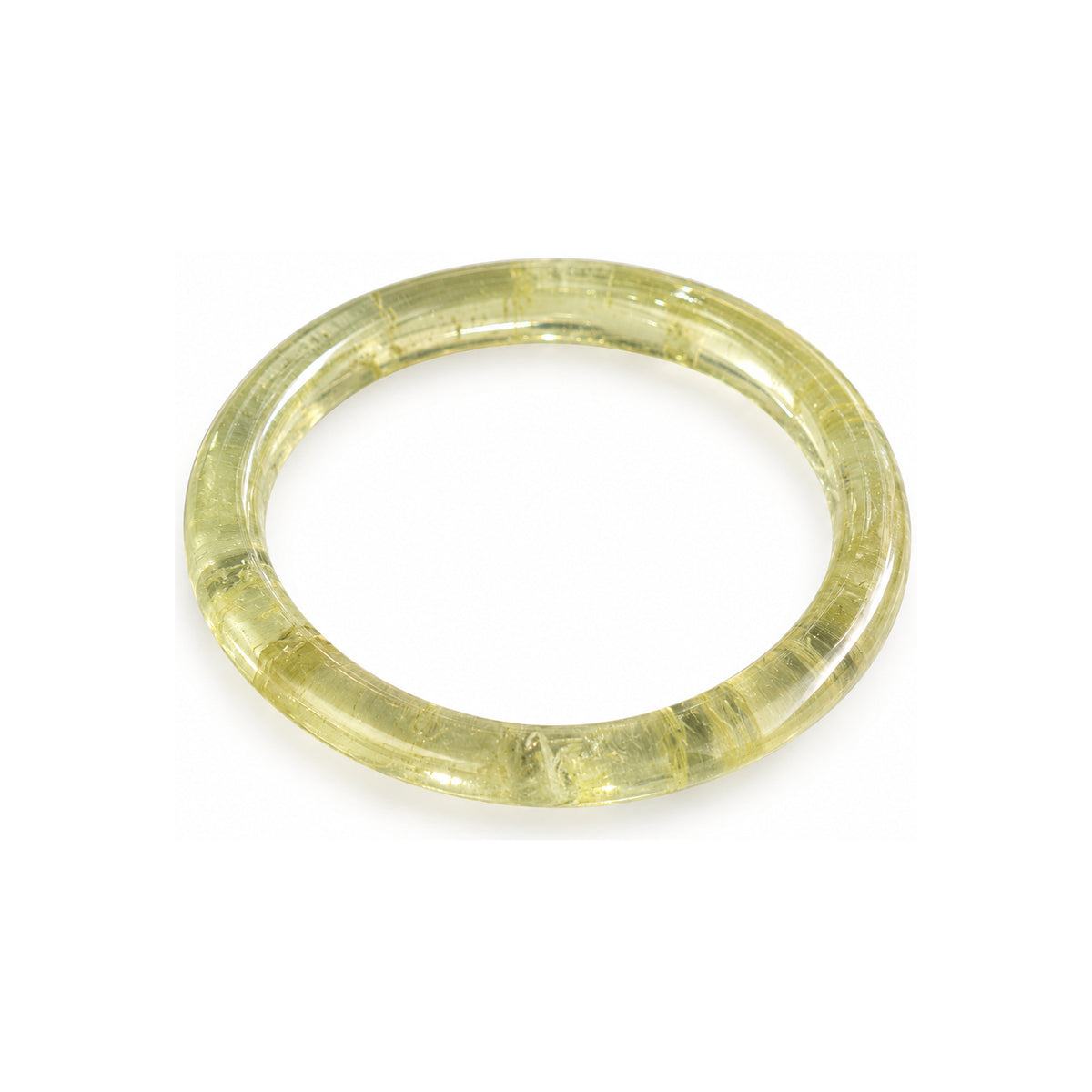 Pale Yellow Bangle — overhead view