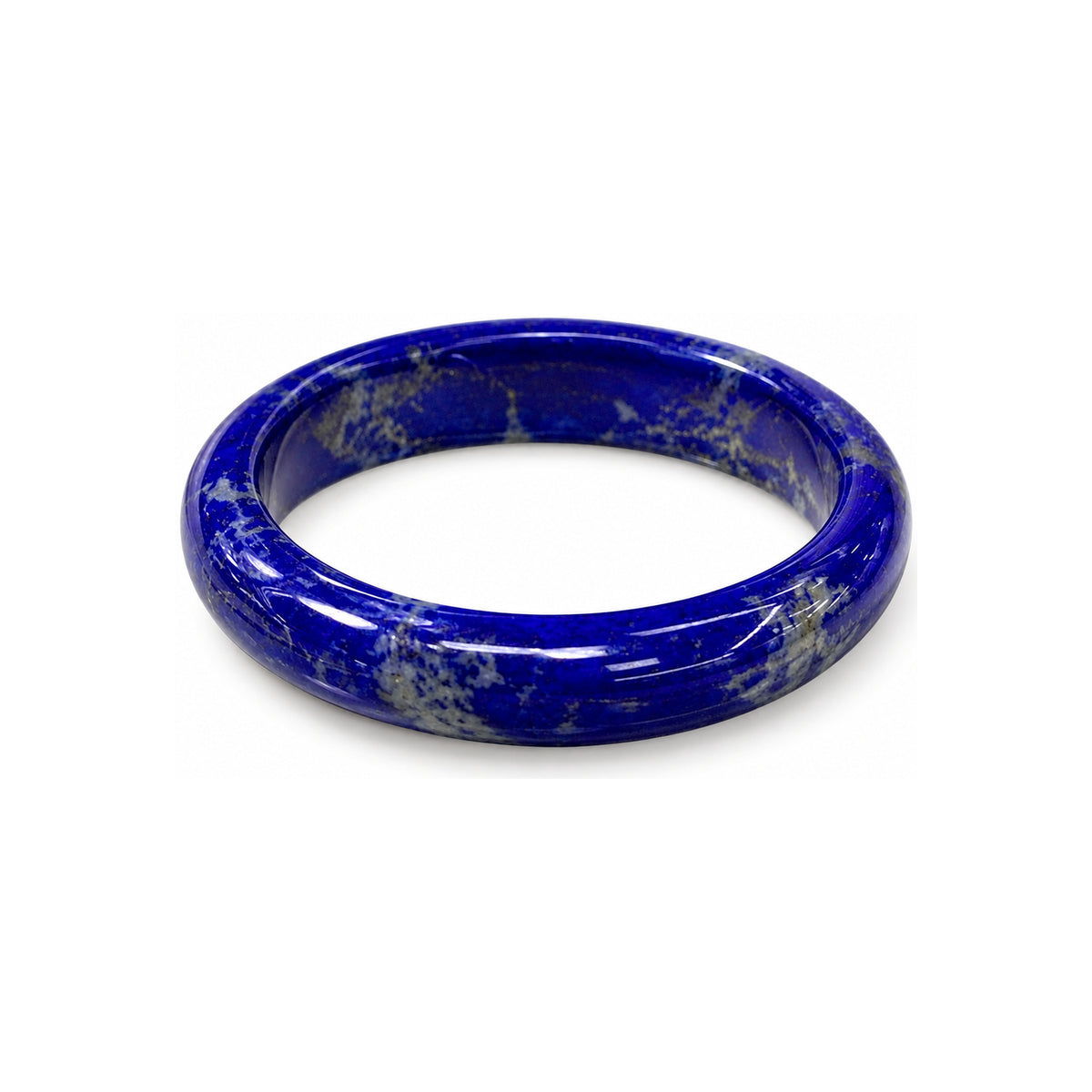 Blue Bangle — angled view