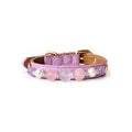 Blush Pearl Beaded Pet Collar - front view