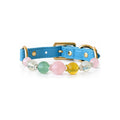 Spring Arc Beaded Pet Collar - front view