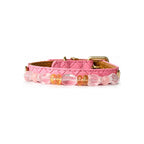 Pink Sunlight Beaded Pet Collar - front view