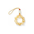 Golden bead loop phone charm — hero