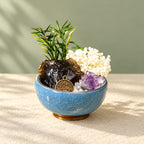Scorpio mini stone garden DIY kit — assembled display example