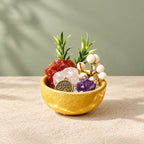 Virgo mini stone garden DIY kit — assembled display example
