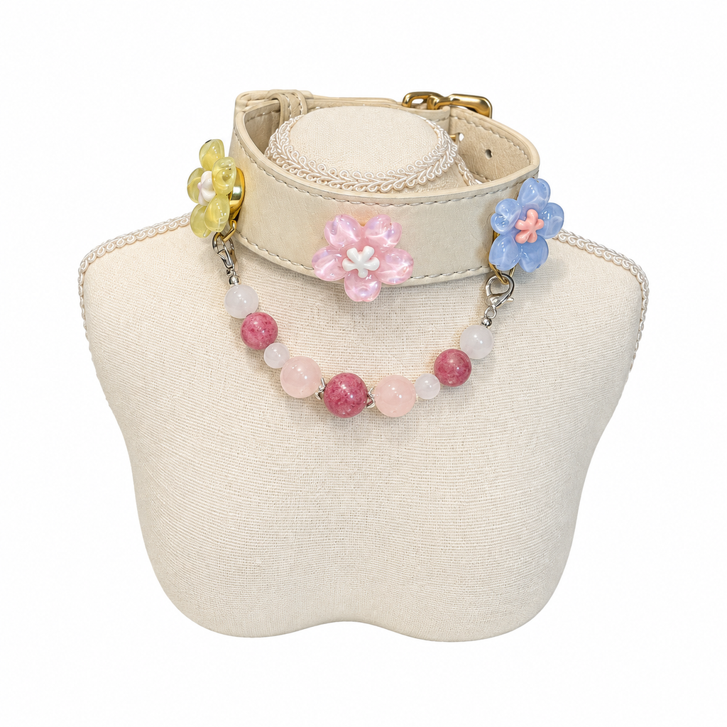 Rose Cloud Human & Pet Match — pet collar