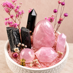 Rose Resolve Crystal Garden — centerpiece and botanical detail