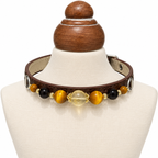 Smoky Gold Human & Pet Match — pet collar