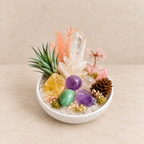 Spring Harmony Crystal Garden — complete decorative arrangement