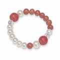 Strawberry Pearl Human & Pet Match — human bracelet
