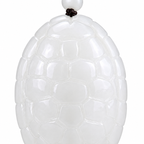 White Jade Turtle Amulet Pendant – Double-Sided Carving — carving detail
