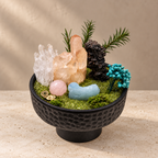Woodland Wishes Crystal Garden — complete decorative arrangement