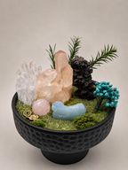 Woodland Wishes Crystal Garden — original arrangement view